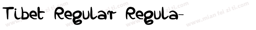 Tibet Regular Regula字体转换